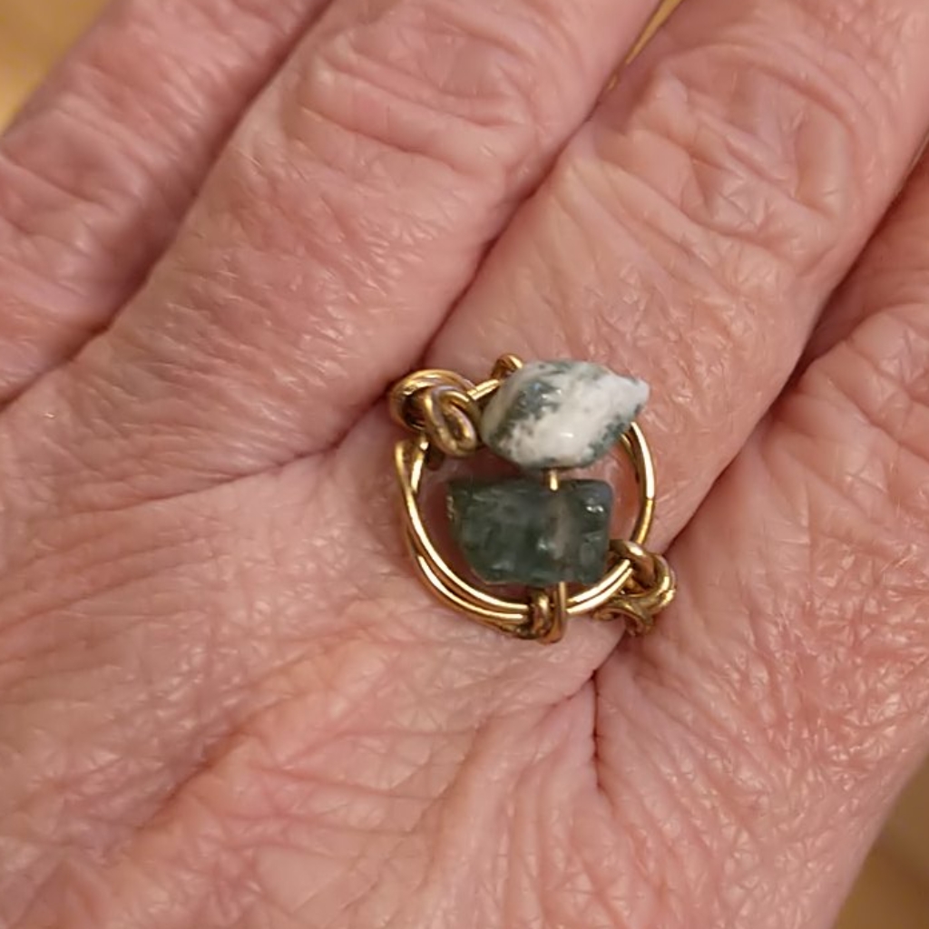 Agate Chip Ring